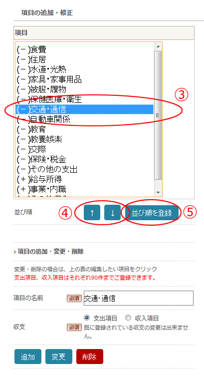 操作画面